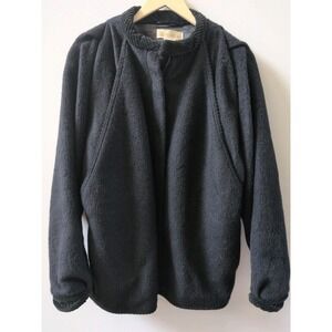 Gianna Versace Vintage Wool Jacket Size 42 With Corduroy Trim Accents